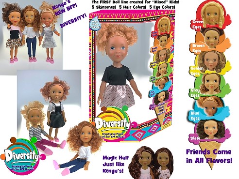 Kenya Dolls and Friends represent diversity